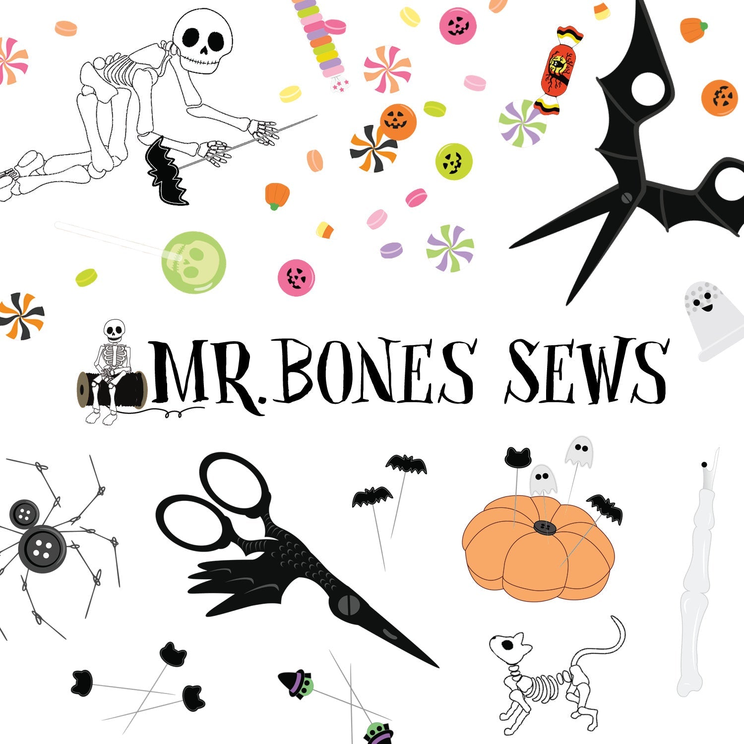 Mr. Bones Sews