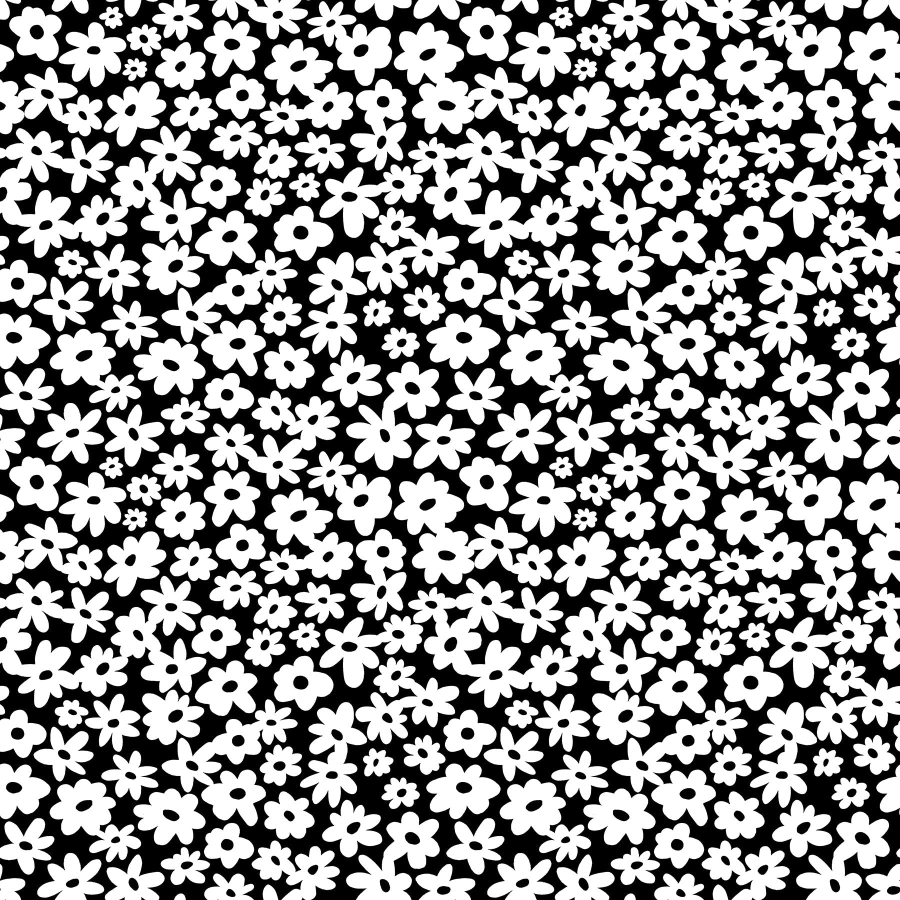Soho Daisies Black 10688-35