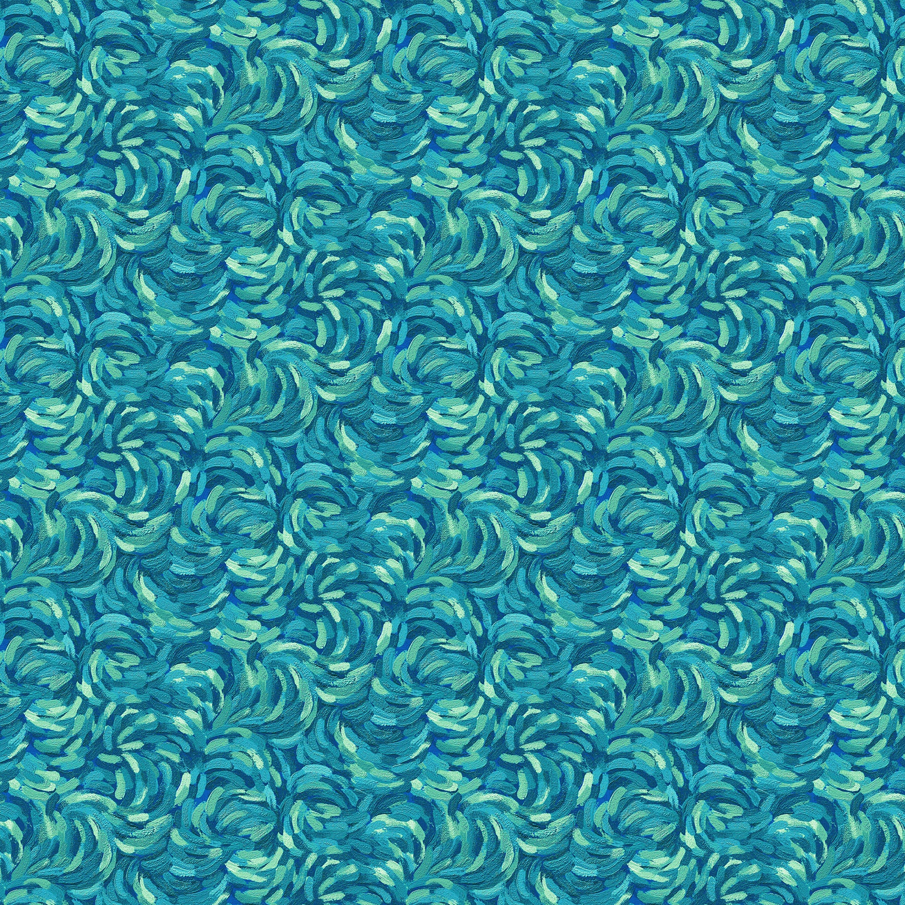 Starry Night  Brushstroke Texture 29264-64 Teal Mult