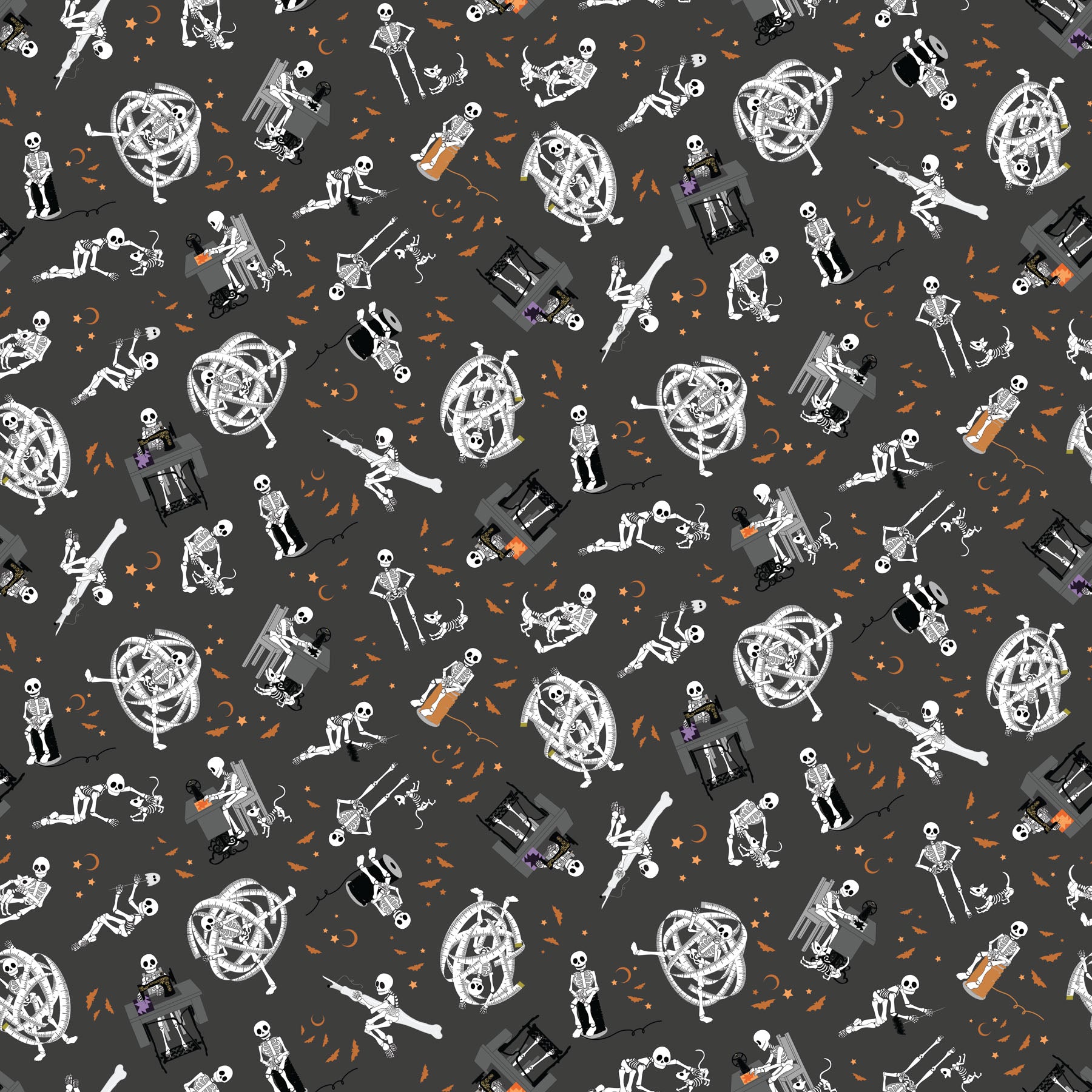 Mr Bones Sews - Gray 91074-95