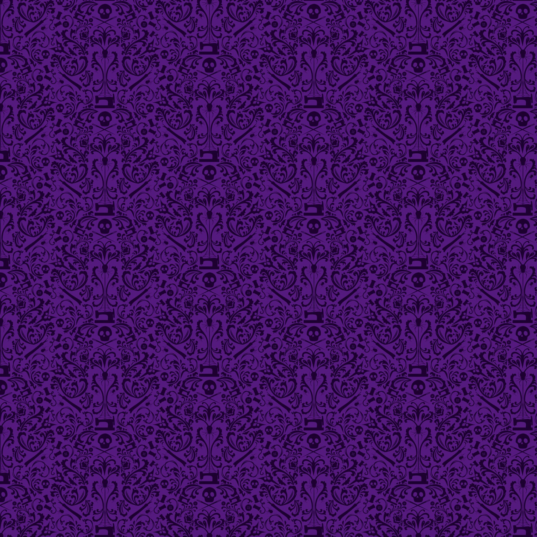 Mr Bones Sews - Damask - 91079-84