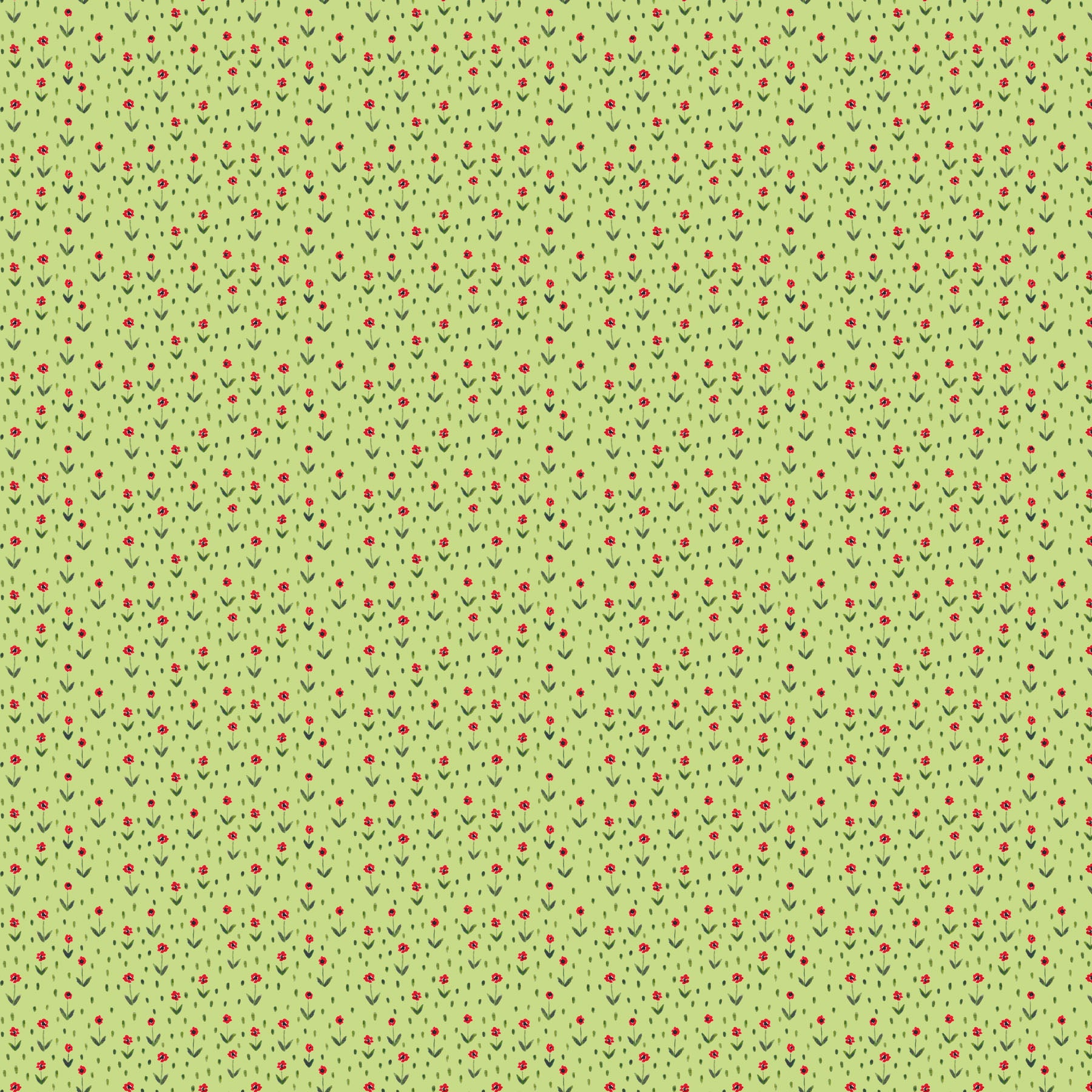 Mini Metropolis Floral Green 91194-70