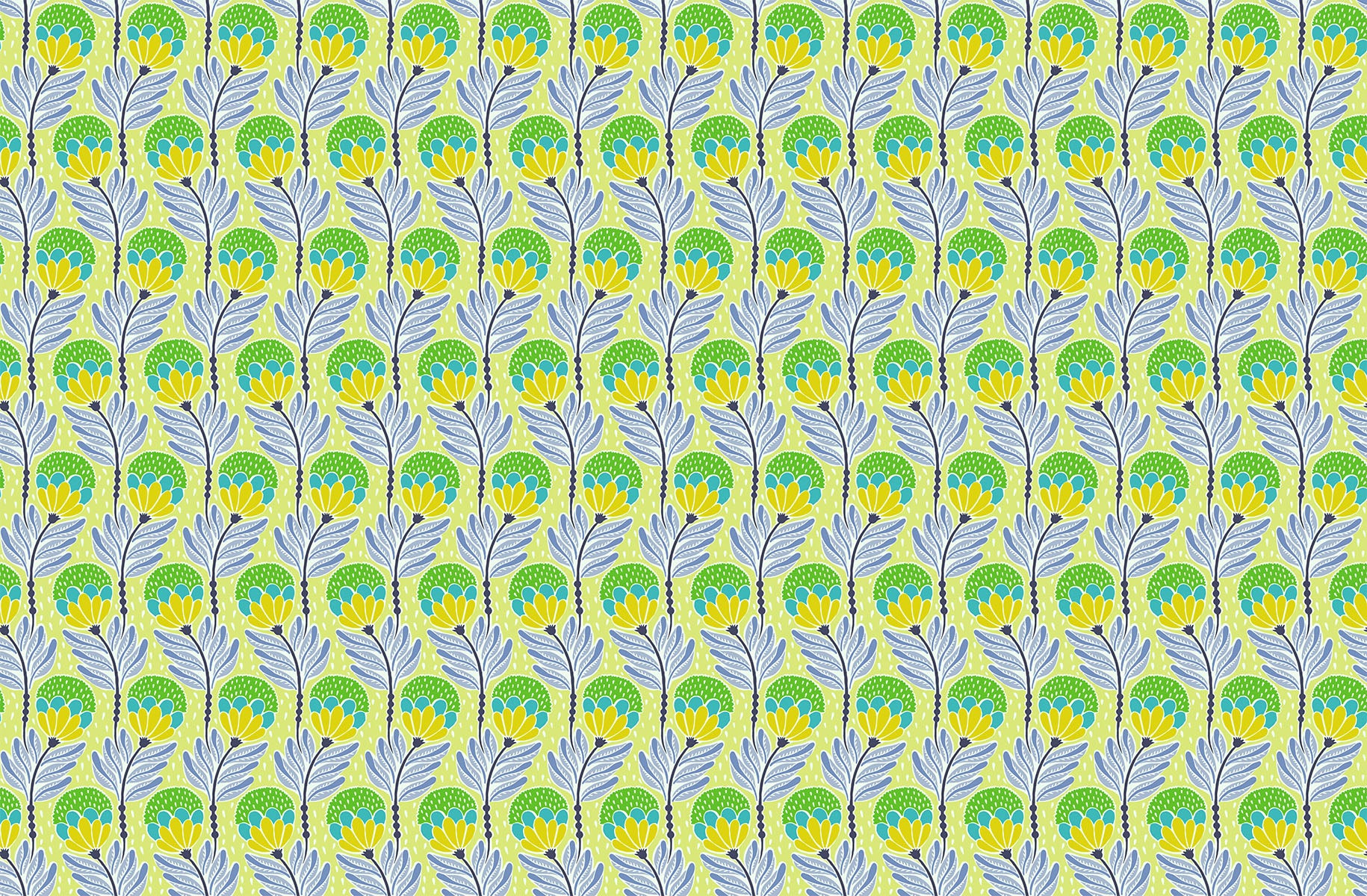 Shooting Star Bouncy Blooms Meadow AMT117-73C