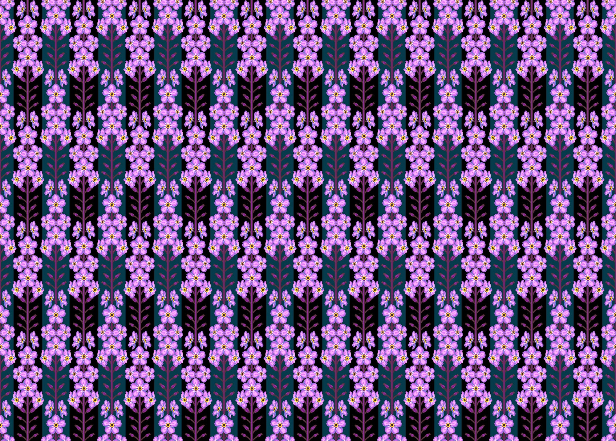 Iconic Forget Me Not Indigo