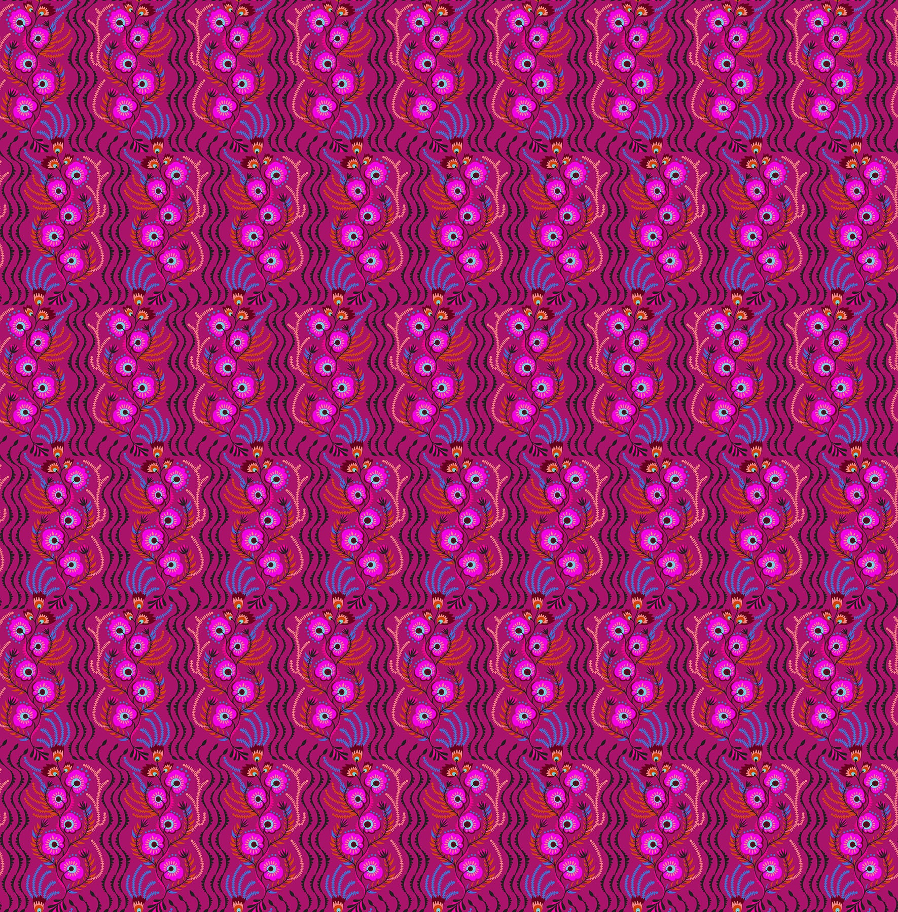 Allegory Tambourine Magenta