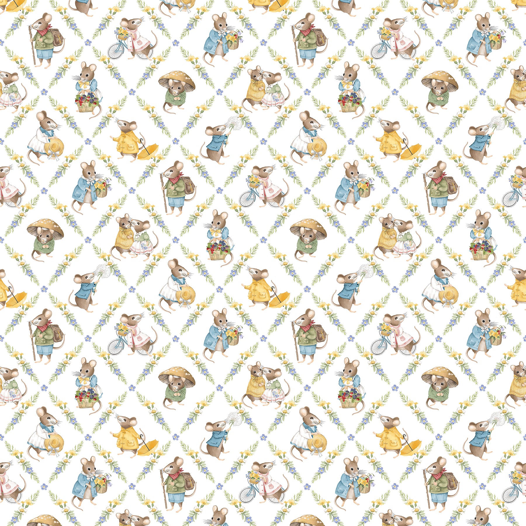 Country Mouse Diamond Grid  DP29008-10