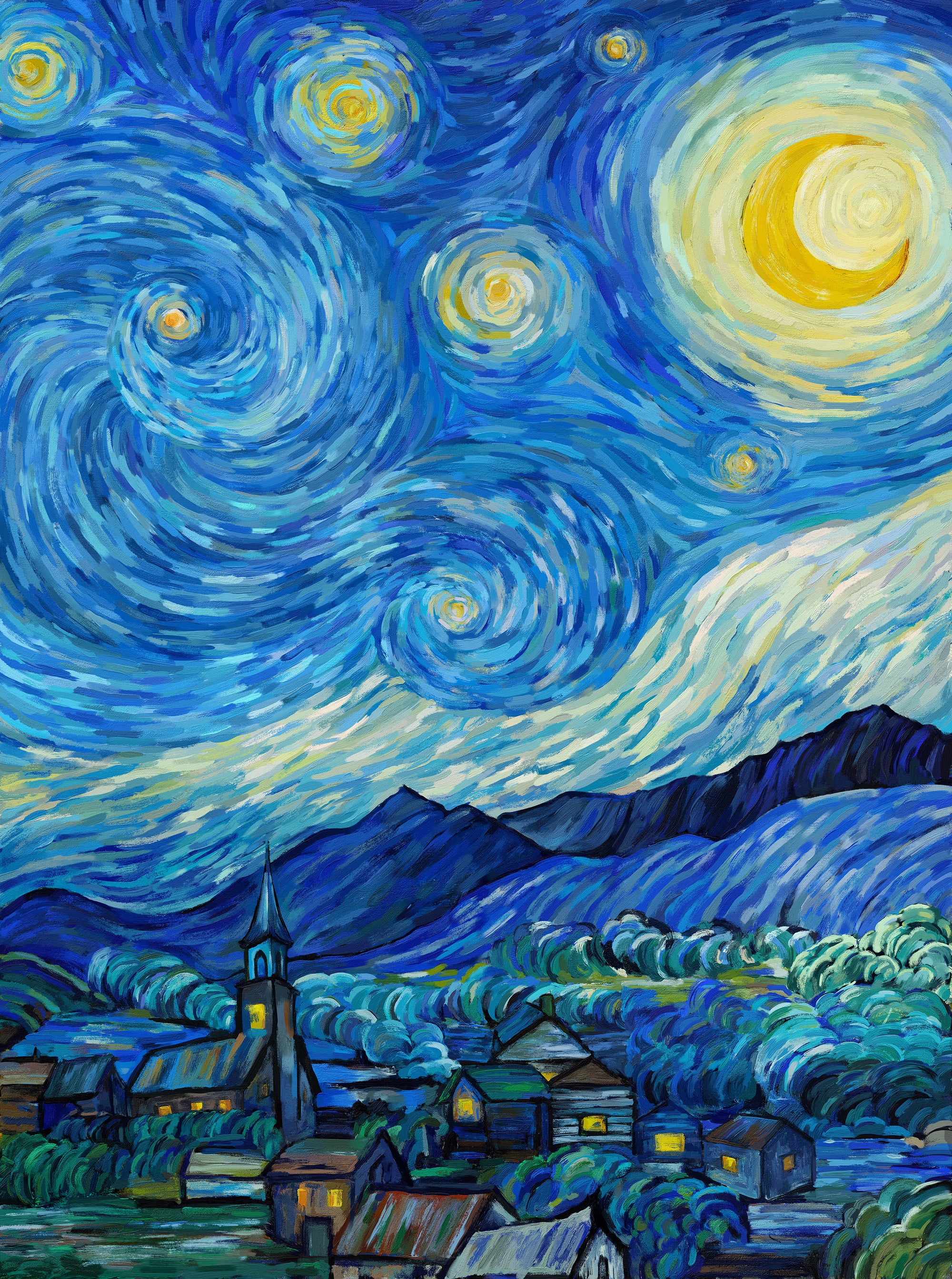 Starry Night Panel  DP29260-46