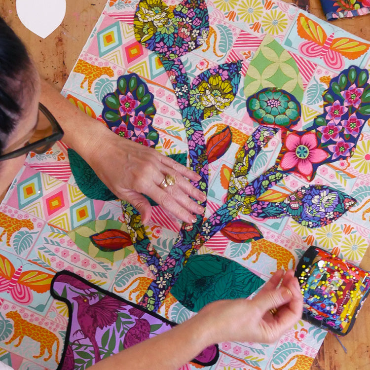Rhaspody Quilt Kit (Anna Maria Block of the Month)